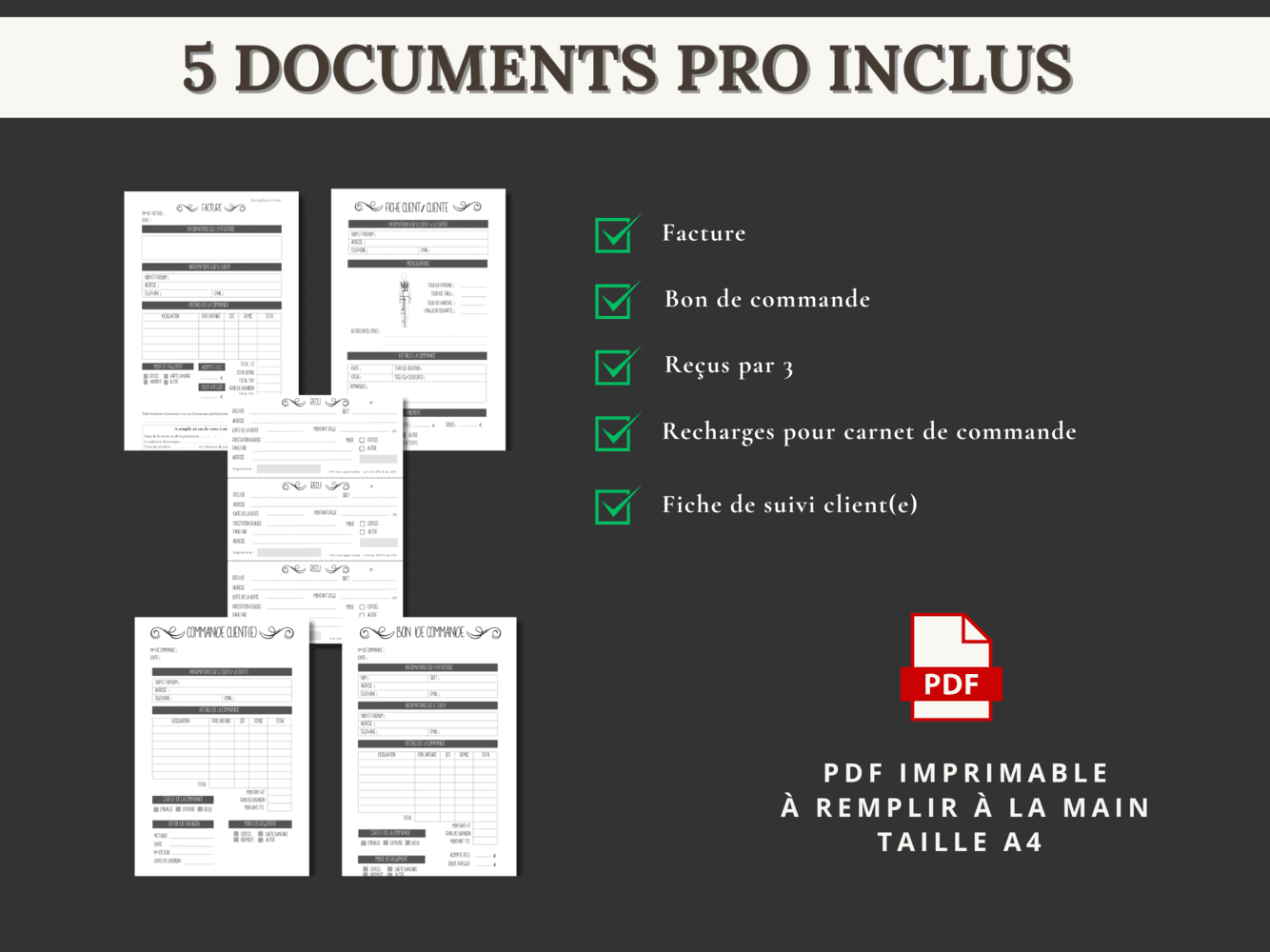 modèles de documents juridiques et administratifs pour autoentrepreneurs, couturières et créatrices conformes à la loi, pdf à remplir à la main, professionnel et élégant