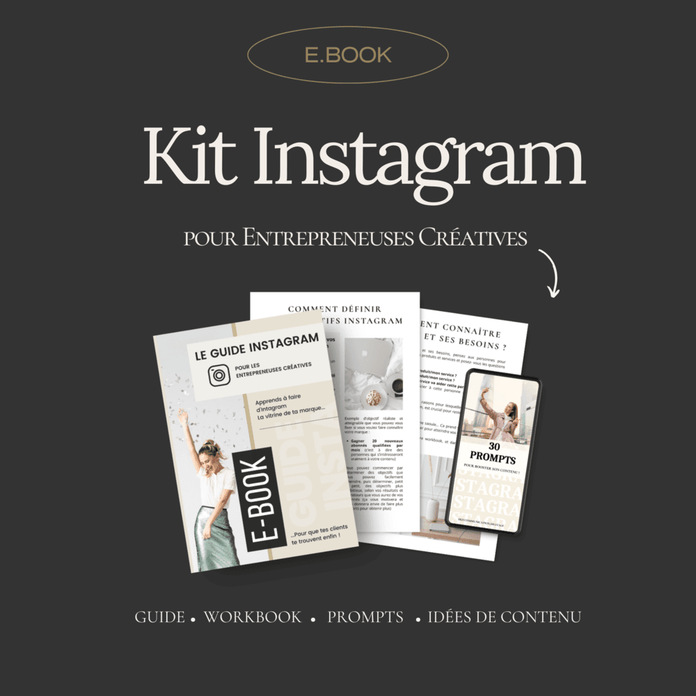 guide instagram 2025, kit instagram pour petites entreprises, workbook Instagram pour vendre, calendrier éditorial Instagram 2025, idées de contenu Instagram entrepreneuse, pack instagram communication, stratégie de contenu Instagram pour petites entreprises, guide Instagram pour vendre sans prospecter, méthode visibilité instagram, Instagram pour vendre ses créations et services, kit complet Instagram pour professionnels, maquette guide Instagram pour petites entreprises